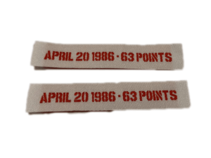 Tongue Tags: 4/20/1986 63 Points