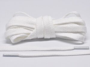 Flat White Shoe Laces Various sizing available