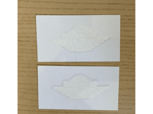 Easy Transfer Wings Logo White Set (Durable)