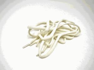 Thick Oval Laces - Vanilla (Various sizing available)