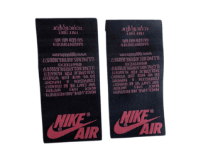 Tongue Tags: Black Plain Pink Modern