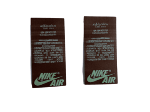 Tongue Tags: Light Brown Kiwi Green Modern