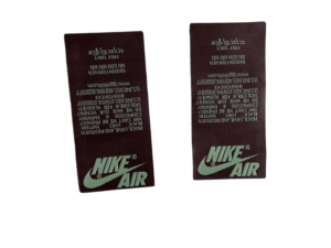 Tongue Tags: Dark Brown Kiwi Green Modern