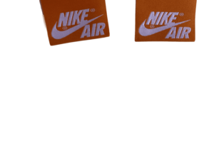 Mystery Tongue Tags: Orange White Modern