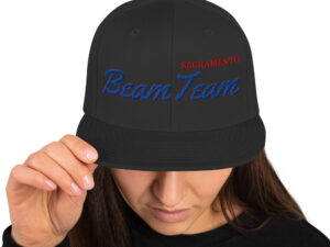 Black Red Blue Green UV Sacramento Beam Team Snapback Hat Cap